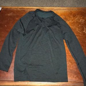 lululemon henley long sleeve top